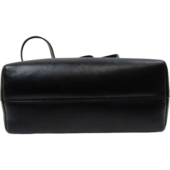 Salvatore Ferragamo Vintage Small Crossbody Bag Black Leather. - Picture 3 of 12